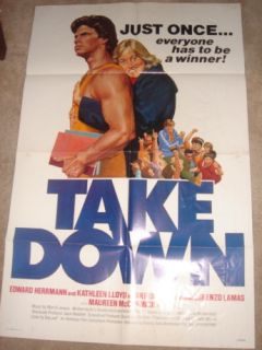 Take Down Movie Poster Maureen McCormick Lorenzo Lamas