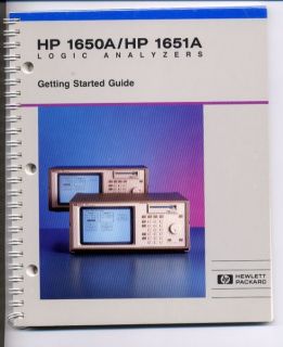 HP 1650A 1651A Logic Analyzer Slightly Used