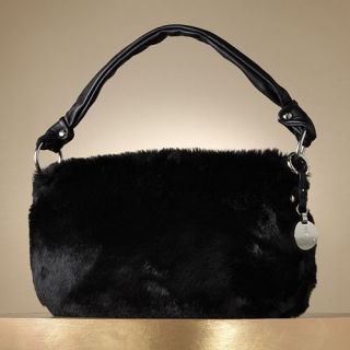Jennifer Lopez Virginia Faux Fur Hobo Handbag MSRP $109