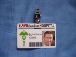 Lost ID Card Dr Jack Shephard Identification ID Cards