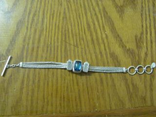 Lori Bonn Thin Silver Bracelet with Charms Jewelry