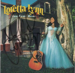Loretta Lynn Signed Van Lear Rose Album CD Autograph Jack White 100