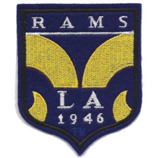 Large NFL Vintage Los Angeles La Rams 1946 Patch 5
