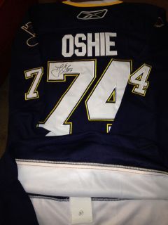 TJ T J Oshie Signed St Louis Blues Jersey