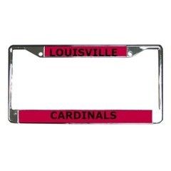 Louisville Cardinals License Plate Holder