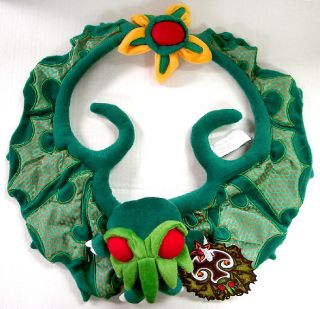 Lovecraft Cthulhu Plush Holiday Wreath RARE 2007