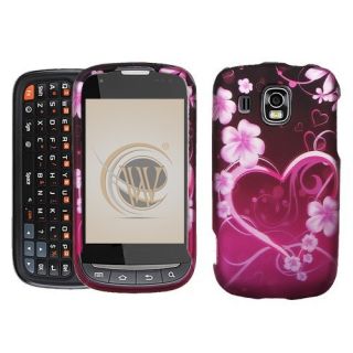 Purple Love Hard Protector Case Snap on Phone Cover for Samsung