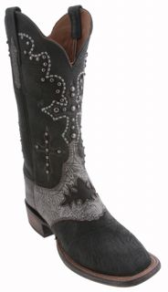 Lucchese CY2520 W8S Goat Boots Womens Black