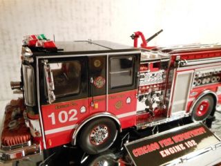 Code 3 1 32 Chicago Luverne Pumper Diamond Plate 2 12982 Fire Truck