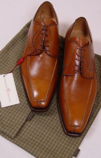 Luciano Barbera Shoes $1450 Brown Split Toe Handmade Oxfords 9 5 42 5e