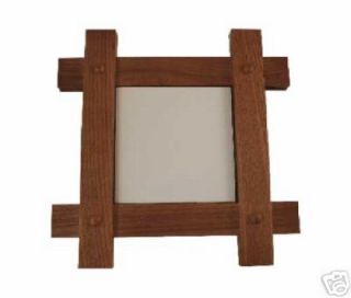 Alderwood Mission Style Frame for 6x6 inch Ceramic Tile Wooden