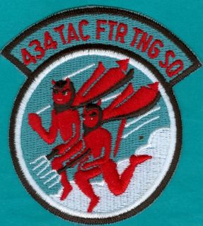 USAF U s Air Force 434th Tactical Fighter Training Squadron Patch