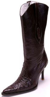 Leather Los Altos Brown Womens Cowboy Boots Western Classics