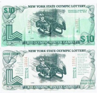 NY State XIII Olympic Winter Games Lottery Luge