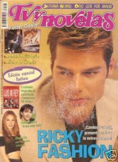 Ricky Martin Thalia Luis Miguel RARE Magazine 1998