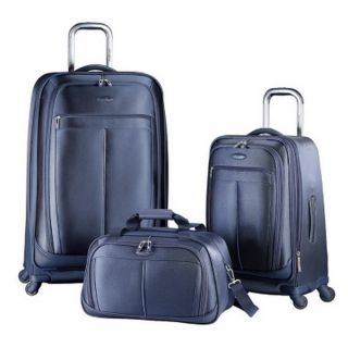 New Samsonite 3 Piece Spinner Luggage Set Blue