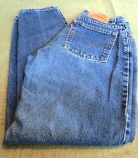 Pre Own Levi Strauss 550 Relaxed Fit Tapered Leg Size 8 Misses Jeans
