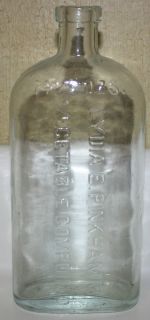 Vintage Lydia E Pinkhams Vegetable Compound Bottle