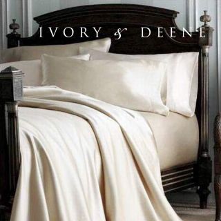 Satin Queen Size Bed Sheet Set New Luxury Hotel Bedding Linen