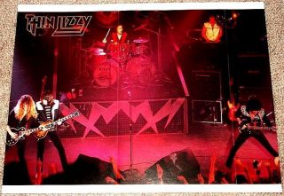Thin Lizzy Phil Lynott John Sykes Live on Stage Poster Import
