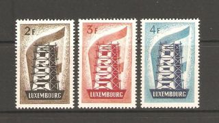 Luxemburg Europa CEPT MNH 1956 Set