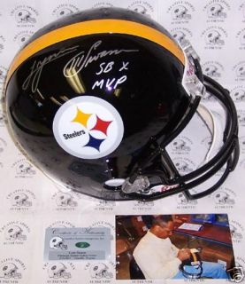Lynn Swann Auto Steelers Fullsize Helmet SB x MVP Wpic