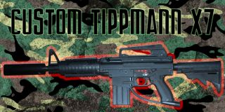 Tippmann X7 Electronic Marker / Paintball Gun M4A1/M16 Style Milsim