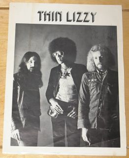 RARE Fully Hand Signed UK Tour Programme Page 1972 Phil Lynott