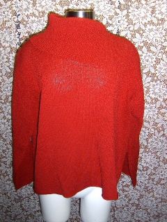 Womens Dark Red Margaret OLeary Sweater M