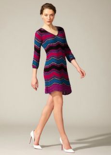 Missoni Cotton Textured Wave Sweater Dress