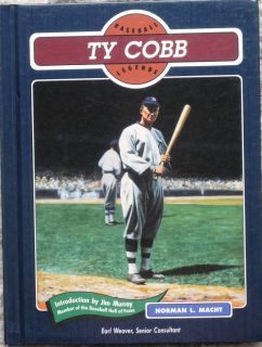 Ty Cobb by Norman L Macht 1992 Hardcover Baseball Legends