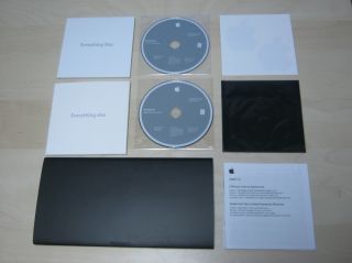 Apple 13 inch MacBook OS x 10 5 5 Leopard Install DVDS