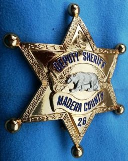 Madera Co CA Deputy Sheriff 1930s Badge