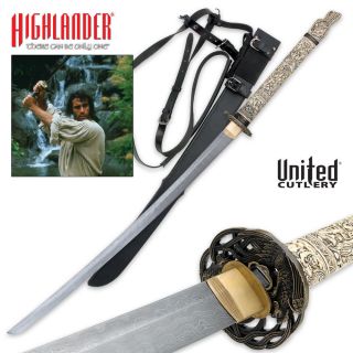 Highlander Duncan MacLeod Damascus Katana Sword UC2592D