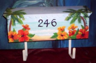 Custom Painted Wall Mount Mailbox UR Design Any Subject Gift