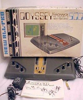 Magnavox Odyssey Model 500 in Box with A C Adapter Instructions
