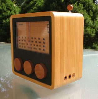 Magno Medium Designer Hand Made Wooden Radio by Singgih Kartono IPOD