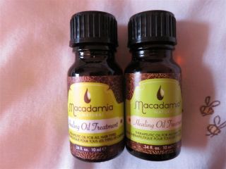 Macadamia Natural Oil Healing Oil Treatment 34 oz ea Travel Sample