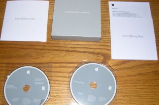 Apple MacBook OS x10 5 2 Leopard DVDs Install Discs