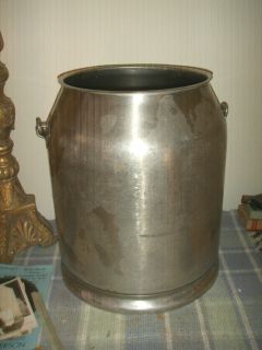 Vintage 5 Gallon Stainless Steel Milk Cream Dairy Can McCormick