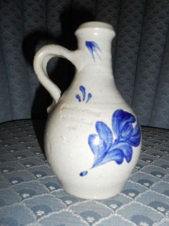 Williamsburg VA Maloney Pottery Thrown Jug Vase Perfect 1985