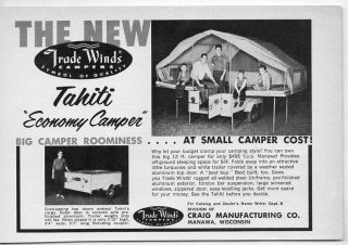 Ad Trade Wind Tahiti Economy Tent Camping Trailers Manawa Wi