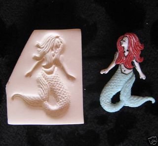 Mermaid Polymer Clay Push Mold PMC Awesome