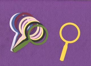 Magnifying Glass Large Die Cuts