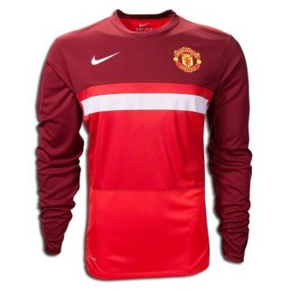 Nike Manchester United Long Sleeve Pre Match 2 Top 2011 12 2X Large