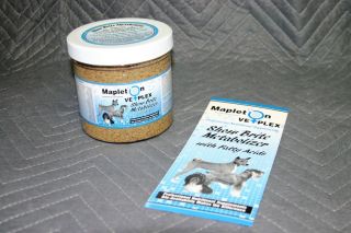 Mapleton Vetplex Showbrite Metabolizer Dog Supplement w FAcids Stop