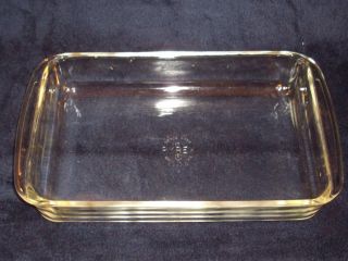 Vintage Clear Glass Pyrex 231 Oven Baking Dish Pan 1 5 Qts