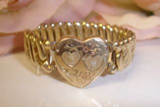 Vintage Marathon Jewelry Co Gold GF Sweetheart Bracelet