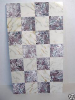 Dollhouse Gleaming Faux Marble Flooring 34728 Muave
