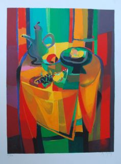 Marcel Mouly La Theiere Limited Edition Signed & Numbered Lithograph